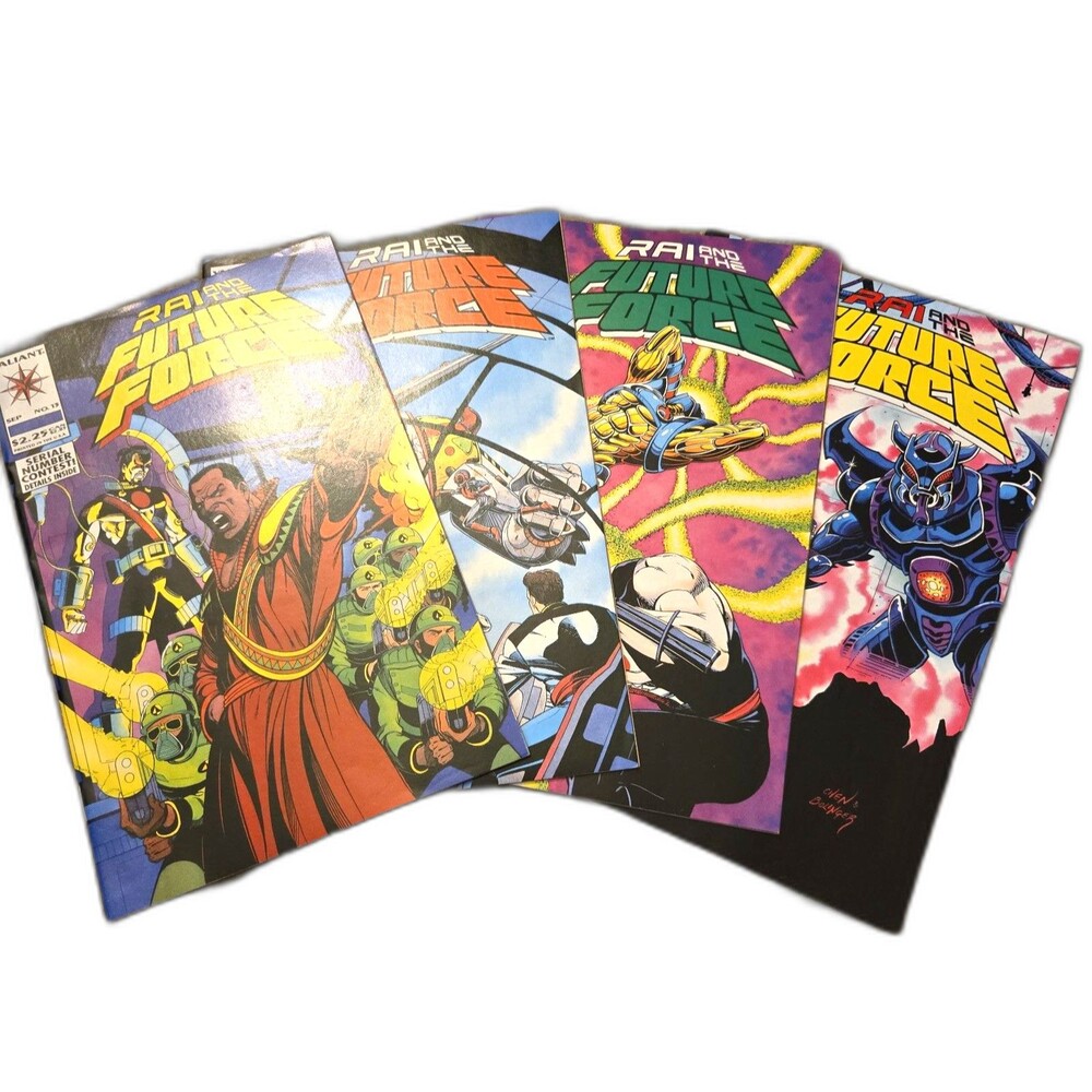 Rai and the Future Force #13-16 Set Valiant Comics (1993)